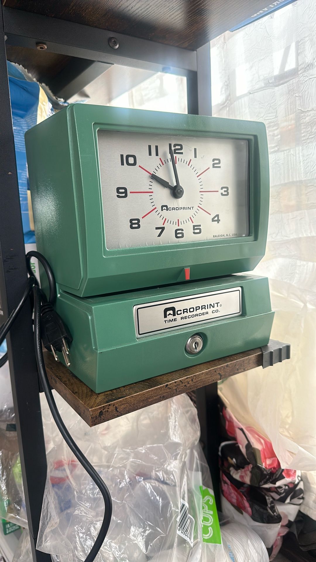 Clock In Out Machine