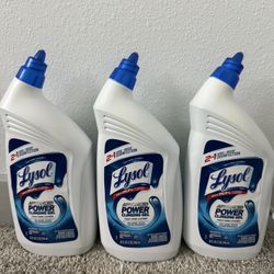 Set of 3 lysol advanced power clinging gel