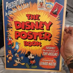 The Disney Poster Book Like New