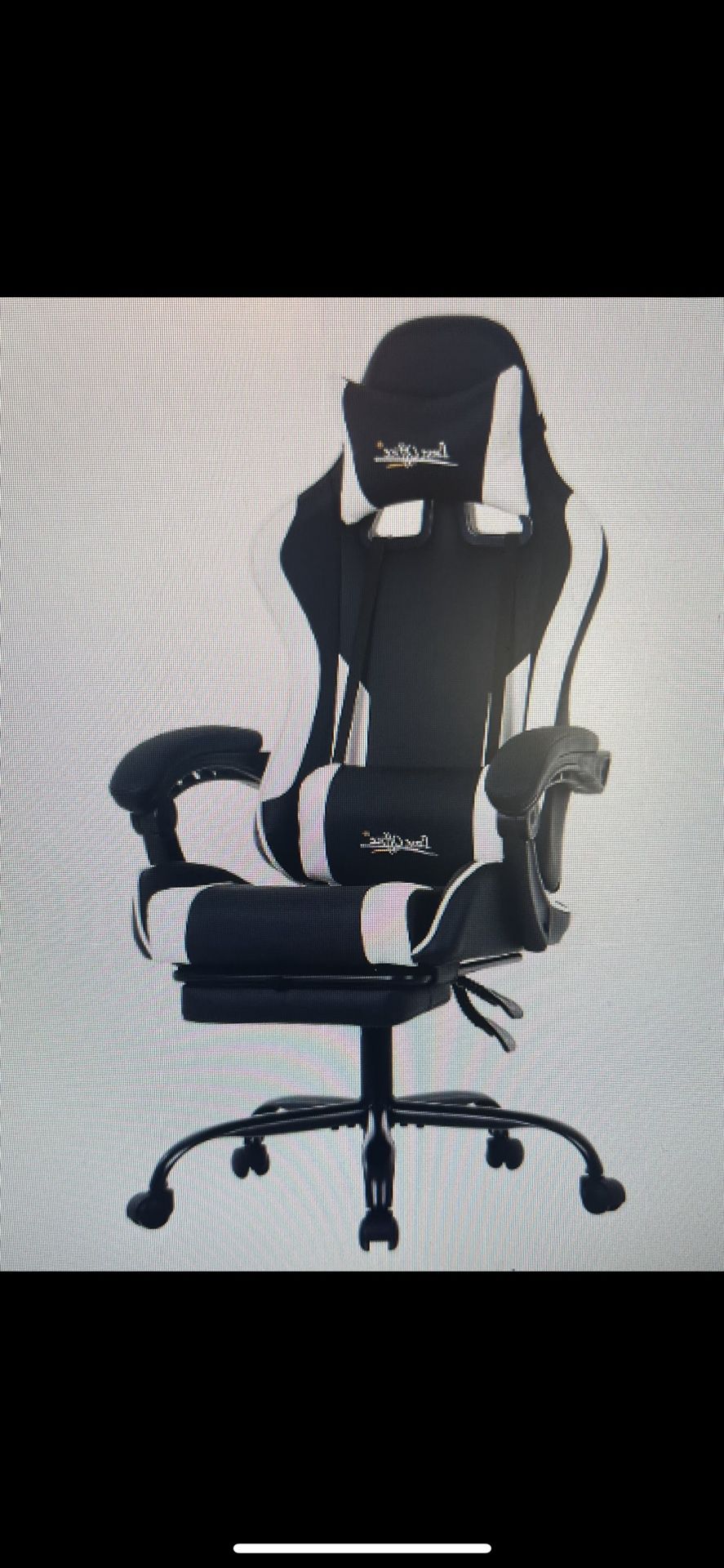 Black/white Gaming Chair