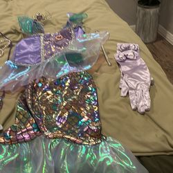 Children’s mermaid dress up outfit
