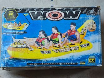 WOW Watersports Inflatable 3-Person Tow Tube
