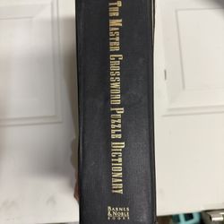 The Master Crossword Puzzle Dictionary 