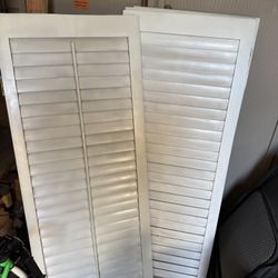 Wood Window Shutters 4 Panels