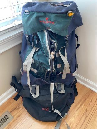 K-Cliffs Hiking Backpack SZ  L Camping Backpack Outdoor Internal Frame good shape can deliver #h1