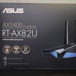 Gaming Router - ASUS - Dual-Band Wi-Fi 6 - Black