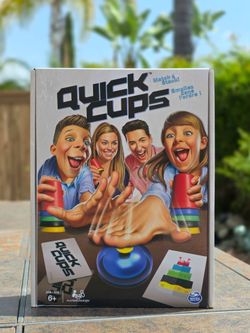 Quick Cups Fast-Paced Family Stacking Game by Spin Master