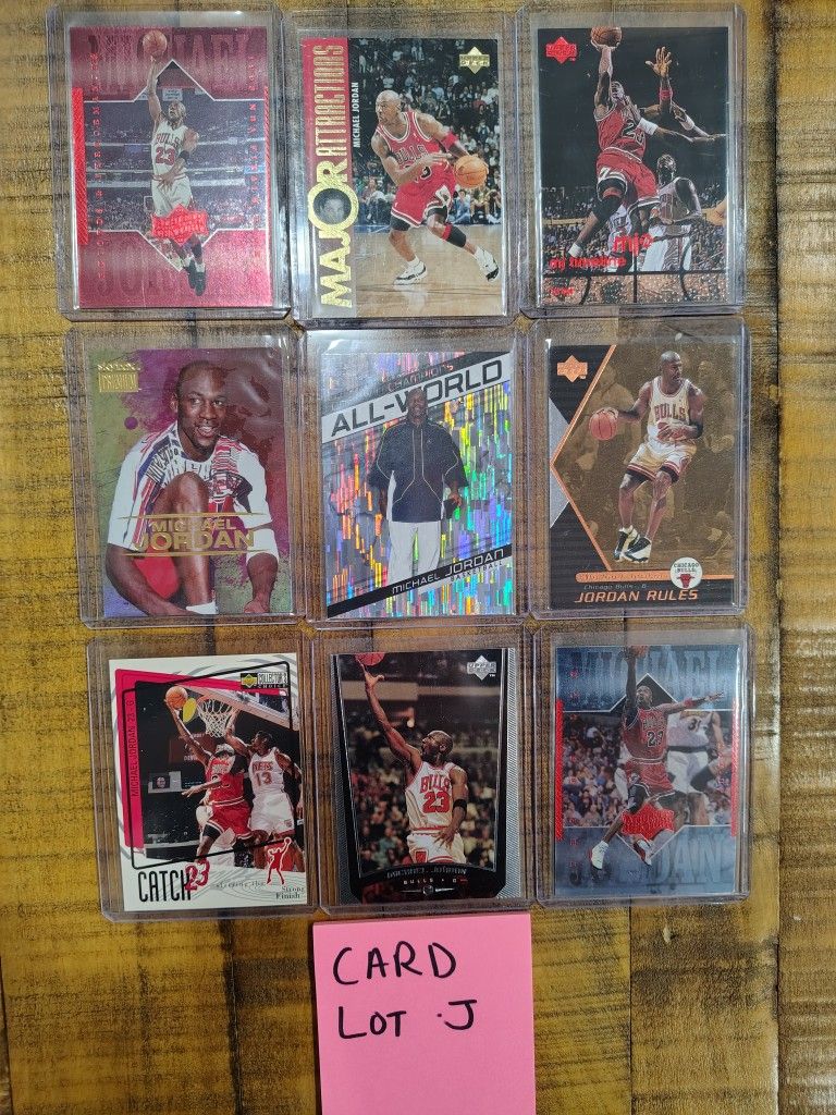 Michael Jordan Card Lot 