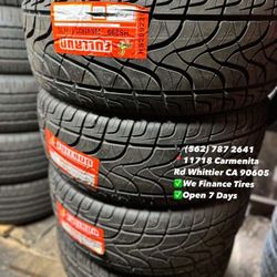 285/45/22 FULLRUN Set of Tires Installed and Balanced Set de Llantas Nuevas Instaladas y Balanceadas