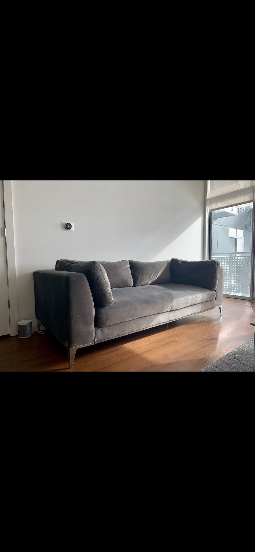 New Velvet sofa