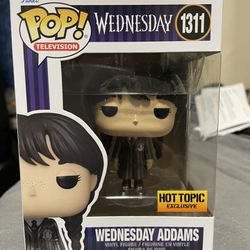 Funko The Addams Family Pop! Television Wednesday Addams Vinyl Figure, Hot  Topic