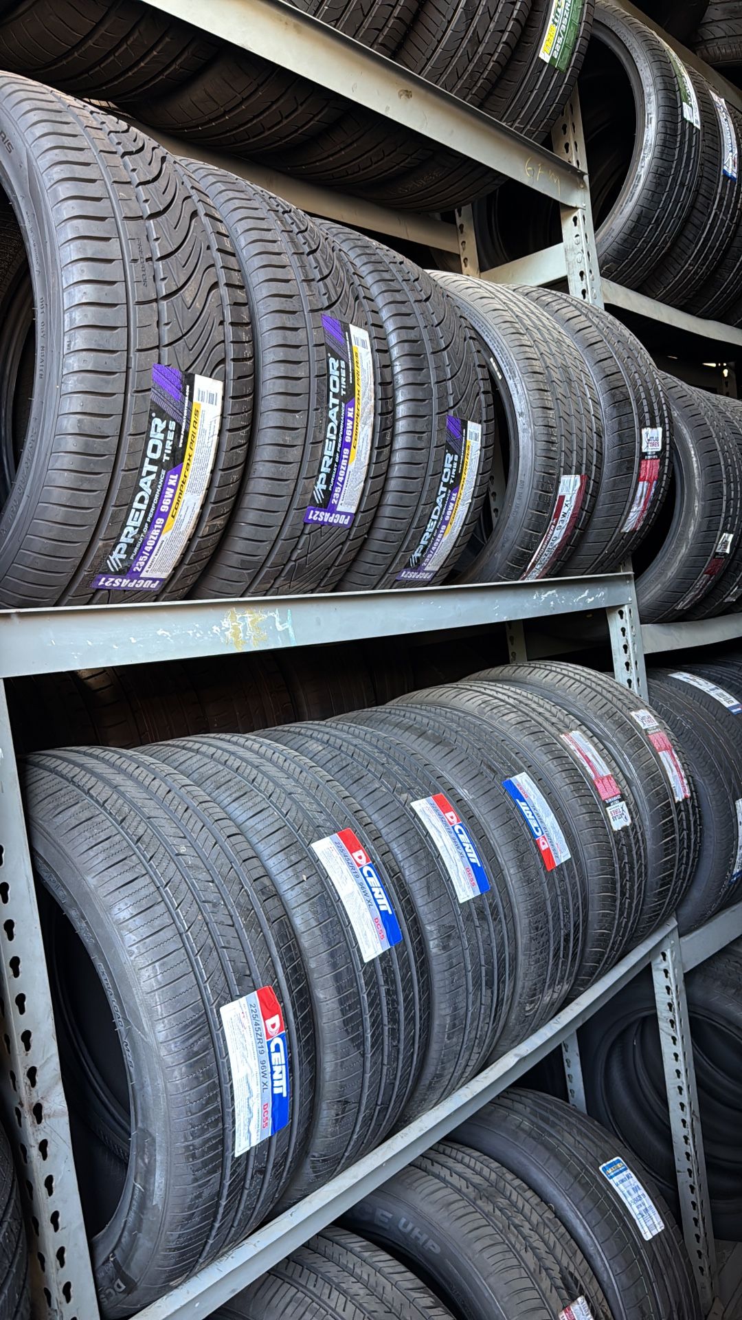 225/40R18 SET OF 4 NEW TIRES ON SPECIAL WE DO FINANCE NO DOWN PAYMENT 