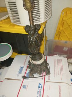 Antique lamp and brass lamp
