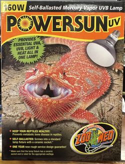 ZOO MED POWERSUN UV 160W BULB
