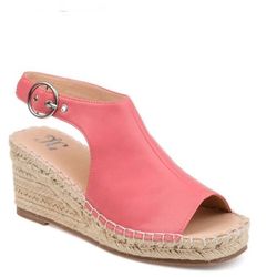 Journee Collection Women's Crew Espadrille Wedges