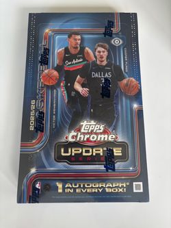 2025-26 Topps Chrome Update Basketball Hobby Box