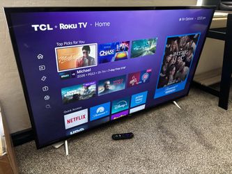55in TCL Roku Smart TV with Remote