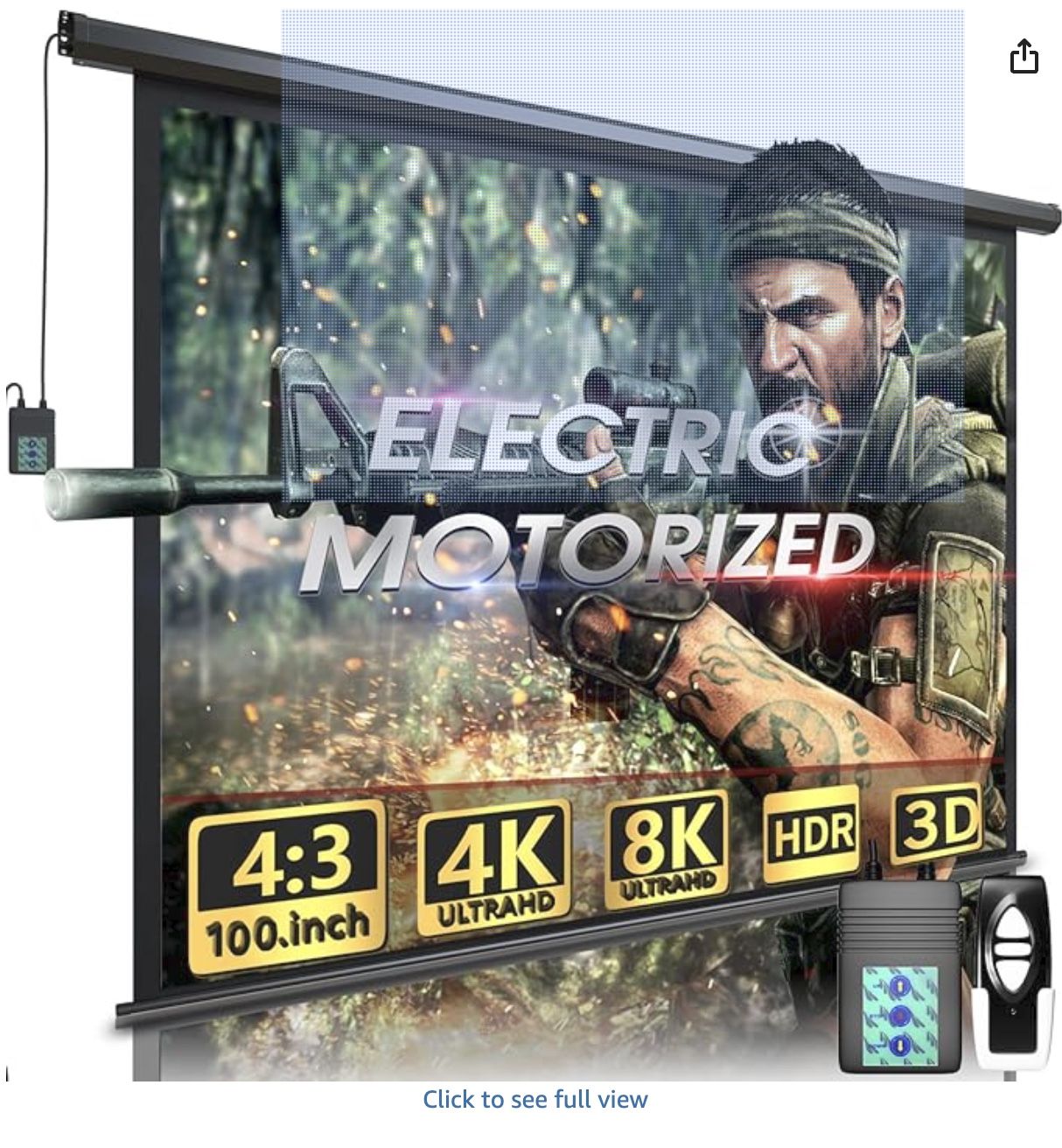 Motorized Projector Screen