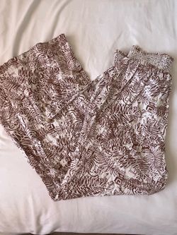 Tropical Print Lightweight Pants