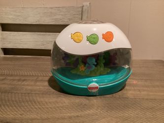 Fisher Price Ocean Wonders Aquarium Baby Crib Soother Lights And Sounds Lullaby