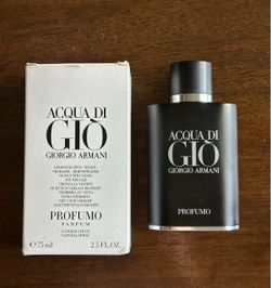2022 Giorgio Armani Acqua Di Gio Profumo 2.5 fl oz 75 ml w Box ~ 99% Full