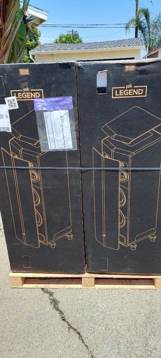 Polk L800 SDA L-R Flagship speakers In black ash In boxes 5000 obo