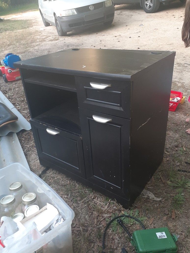 Small Black Desk