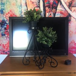 Candle Holders With Plants 