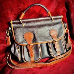 Anthropologie- Leather Bag 