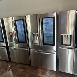 ❤️🌅LG Refrigerator Stainless Steel Like New Double ice Maker❤️🌅