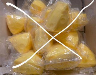 Filled slice cheese squishy.