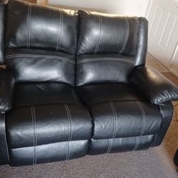 Black Sofa Recliner 