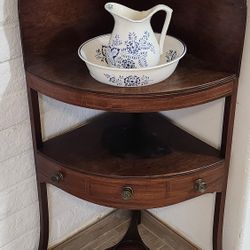 Antique Corner Wash Stand