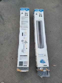 Duravent 48 inch double wall black pipe for stove