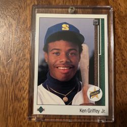   Ken Griffey Junior Rookie card Upper deck 1989