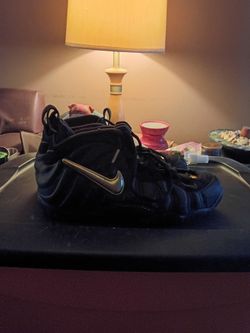 Nike Air Foamposite Pro Black Sneakers size 9