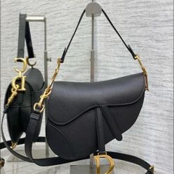 Black Saddle Bag
