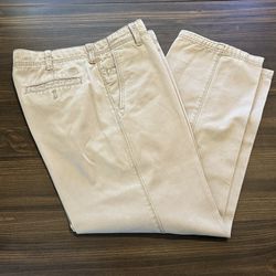 Timberland Cotton Men’s Chino Pants Size 34X30 With Pockets Vanilla Color 