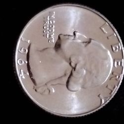 1964 Mint State Denver Silver Quarters