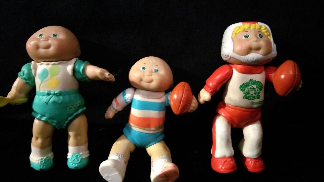 Cabbage Patch Dolls Figures with Movable Parts.