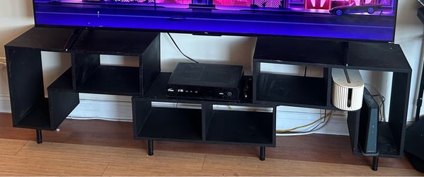 GOFLAME 3-Piece TV Stand / Entertainment Center - $45