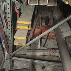 Solid stainless 25 feet long and flat steel and tubing liquidation