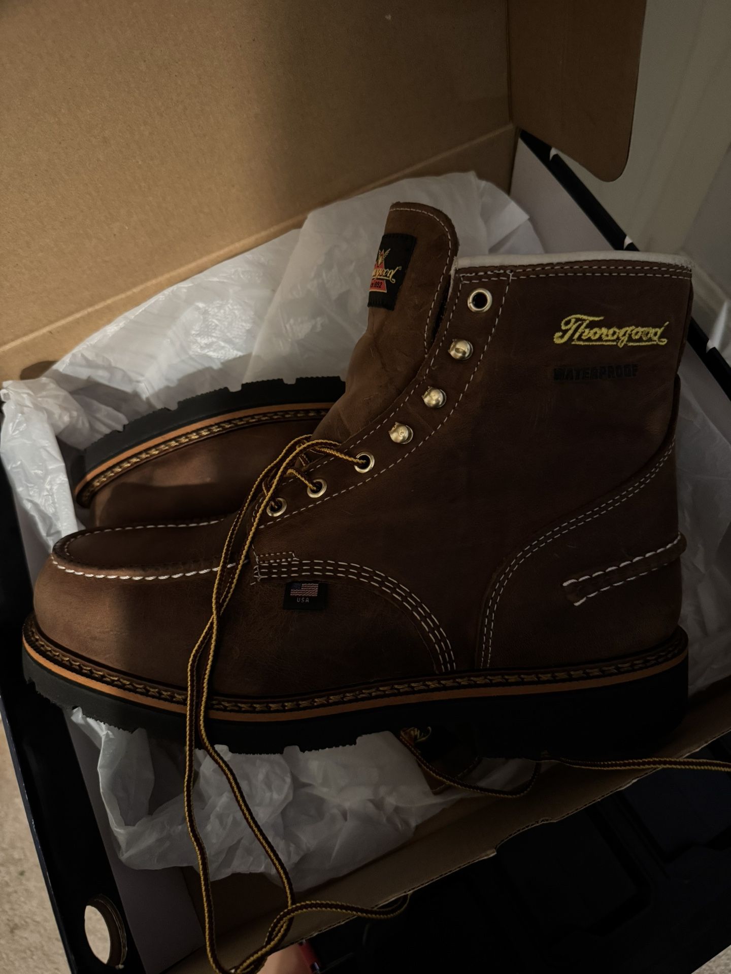 Thorogood Waterproof Work Boots Size 10
