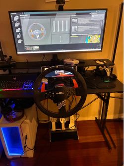 Fanatec racing sim setup