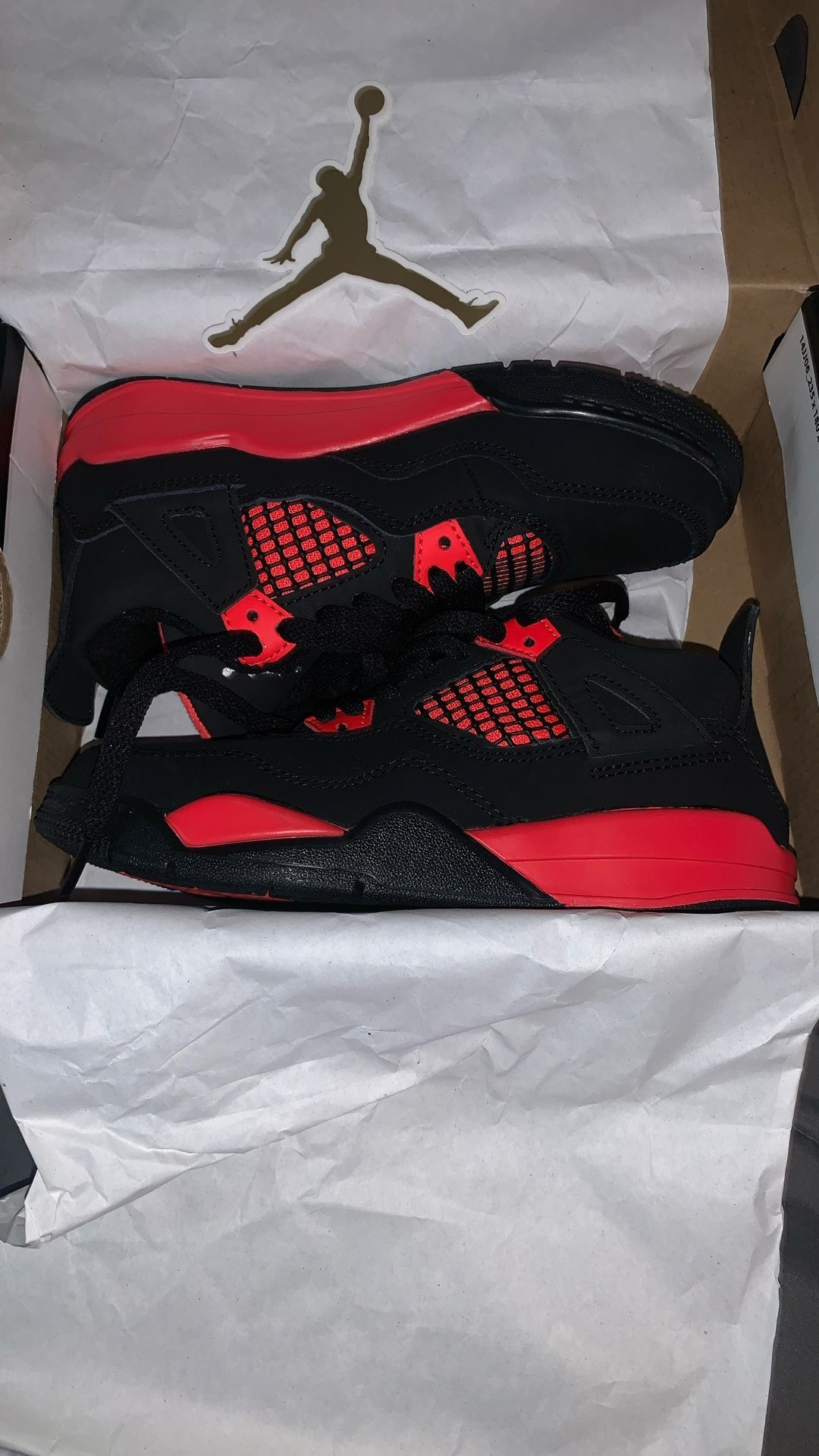 JORDAN 4 RETRO RED THUNDER (PS) 13c