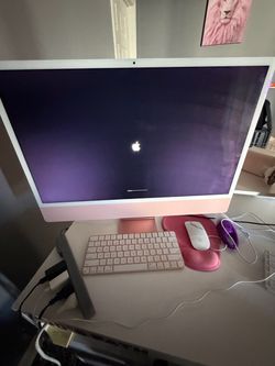 Apple iMac charger keyboard and mouse