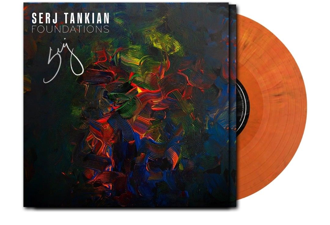 SERJ TANKIAN - FOUNDATIONS Vinyl EP "VOODOO" LIMITED TO 1200 Orange Color SIGNED