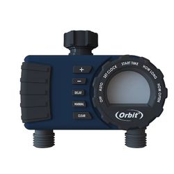Orbit 2 Output Port Stationary Digital Hose End Timer