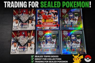 Trading for sealed Pokemon.