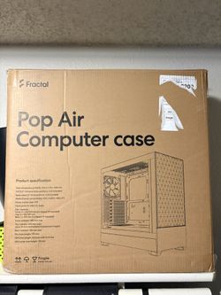 Brand New Fractal POP Air PC Case SOLID BLACK